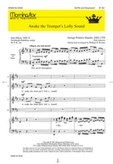 Awake the Trumpets Lofty Sound SATB choral sheet music cover